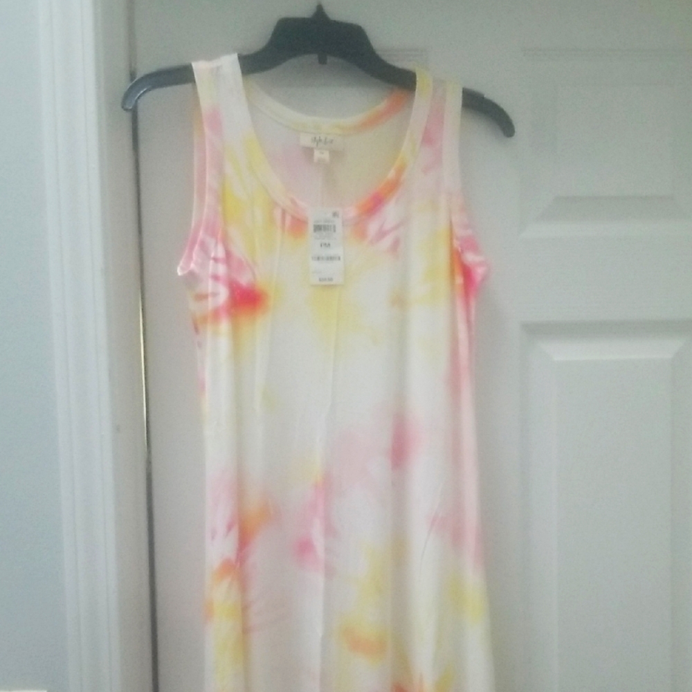 Style & Co Sunbeam Yellow Knit Dress NWT